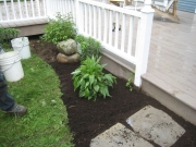 by deck, after