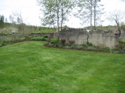 old milkhouse and to the left